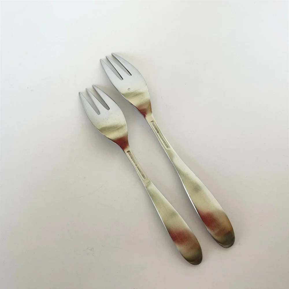 Cuisinart Stainless Flatware RHINE 1 Dinner Fork 1 Salad Fork